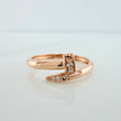 Anillo Clavo 2gr / T7 1/2 / Oro Rosa 18K