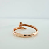 Anillo Clavo 2gr / T7 1/2 / Oro Rosa 18K