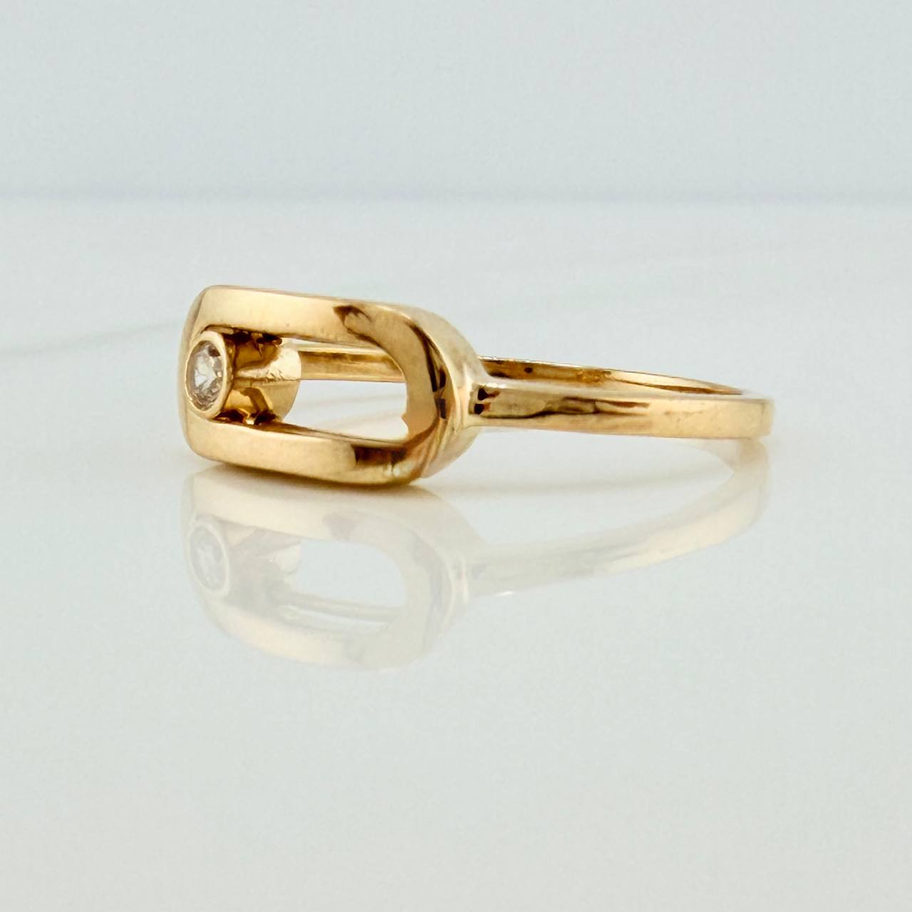 Anillo Msk 2.3gr / T7 1/4 / Oro Amarillo 18K