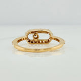 Anillo Msk 2.3gr / T6 1/2 / Oro Amarillo 18K
