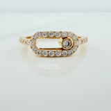Anillo Msk 2.3gr / T6 1/2 / Oro Amarillo 18K