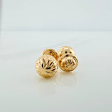 Topos Bola 0.75gr / 6mm Oro Amarillo 18K &
