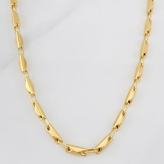 Cadena Rustica 14.7g / 60cm / 3.6mm Oro Amarillo 18K