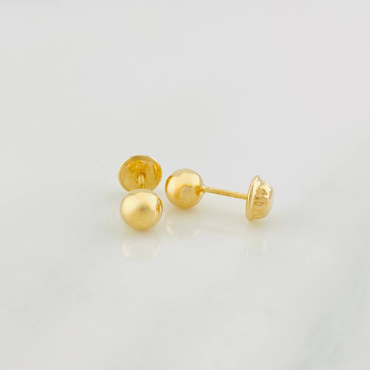 Topos Bolas 0.5g / 4mm Oro Amarillo 18K