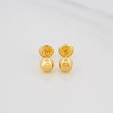 Topos Bolas 0.6g / 5mm Oro Amarillo 18K