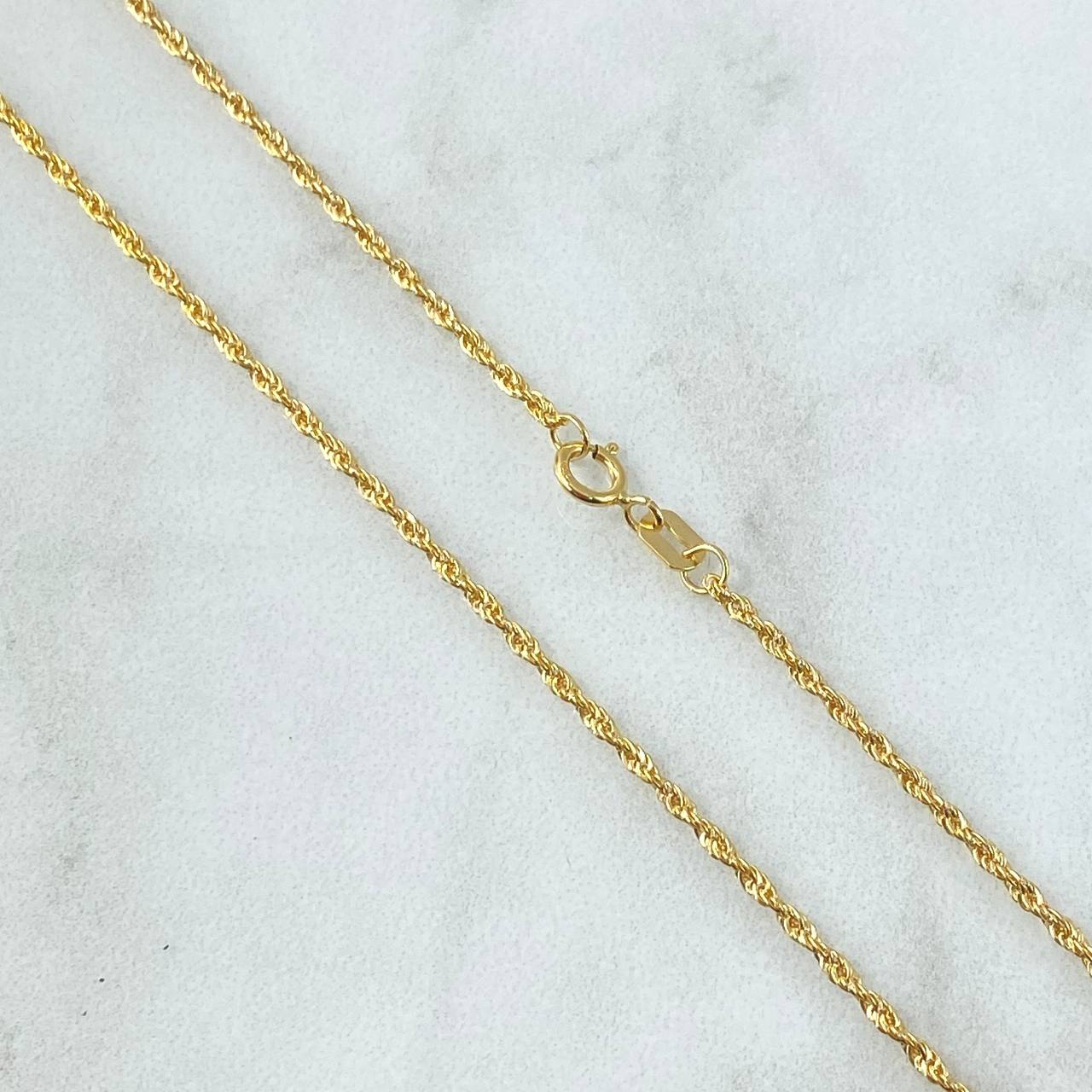 Cadena Lazo 1.5gr / 60cm / 1.6mm Oro Amarillo +3 18K ©