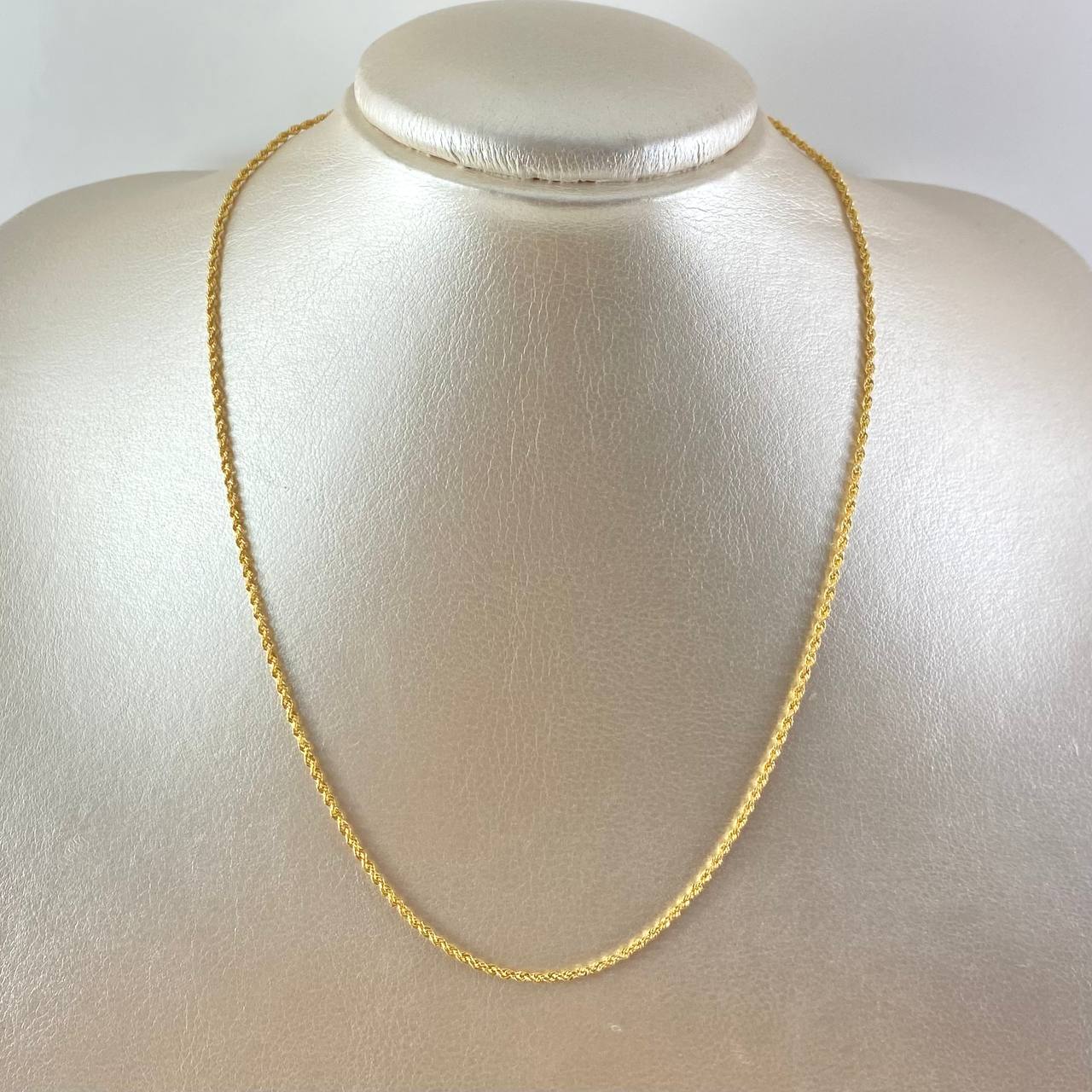 Cadena Lazo 3.8gr / 45cm / 2.6mm Oro Amarillo +3 18K
