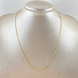 Cadena China 2.1gr / 40cm / 1.4mm Oro Amarillo +1 18K
