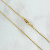 Cadena Franco 2gr / 45cm / 0.8mm Oro Amarillo +3 18K *