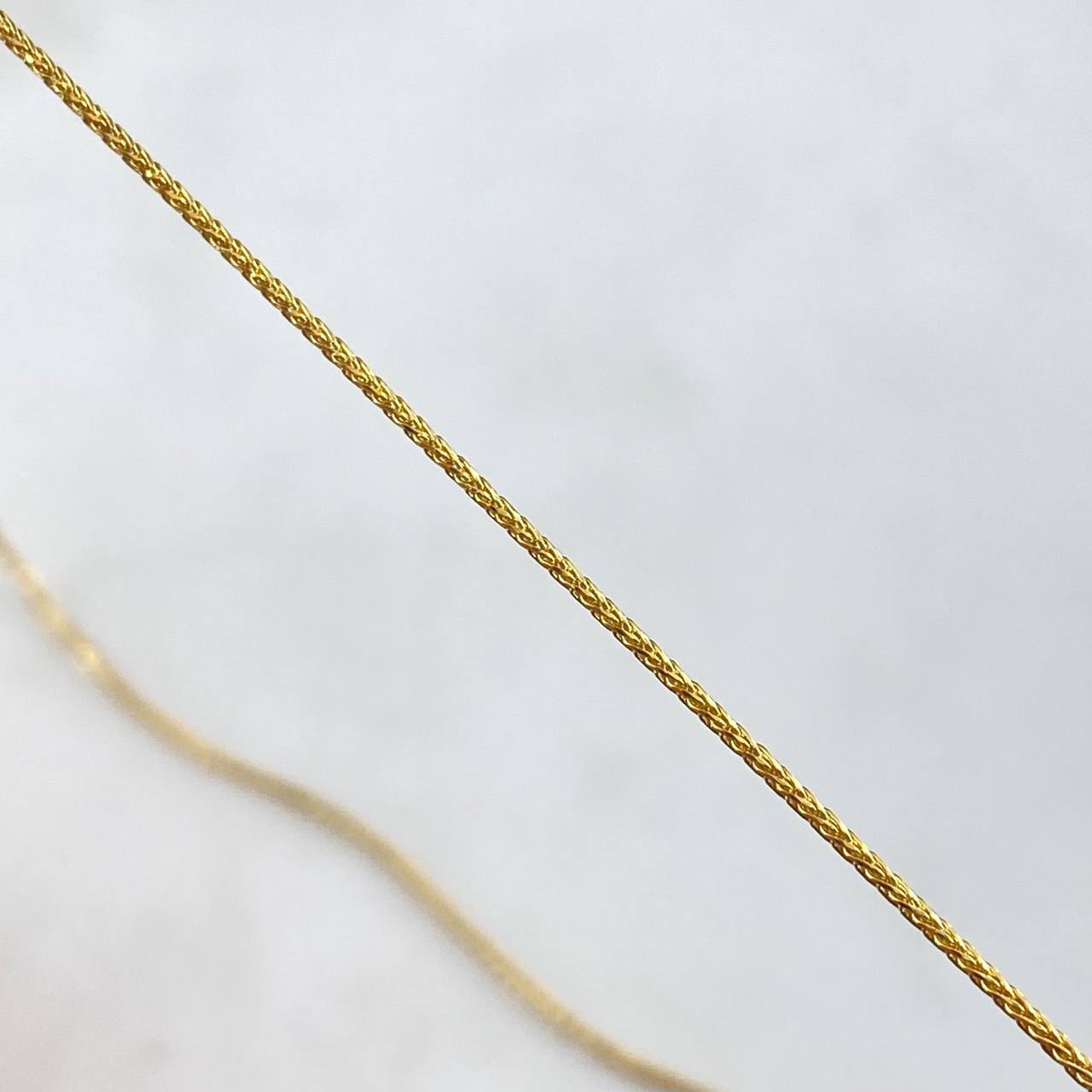 Cadena Franco 2gr / 45cm / 0.8mm Oro Amarillo +3 18K *