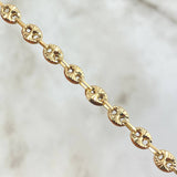 Pulso GC 3.95gr / 18cm / 4.8mm Diamantado Oro Amarillo 18K