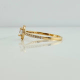 Anillo Churumbela Halo 2.05gr / T7 / Oro Amarillo 18K &