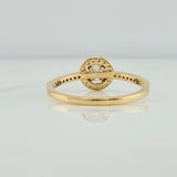 Anillo Churumbela Halo 2.05gr / T7 / Oro Amarillo 18K &