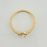 Anillo Churumbela Halo 2.05gr / T7 / Oro Amarillo 18K &