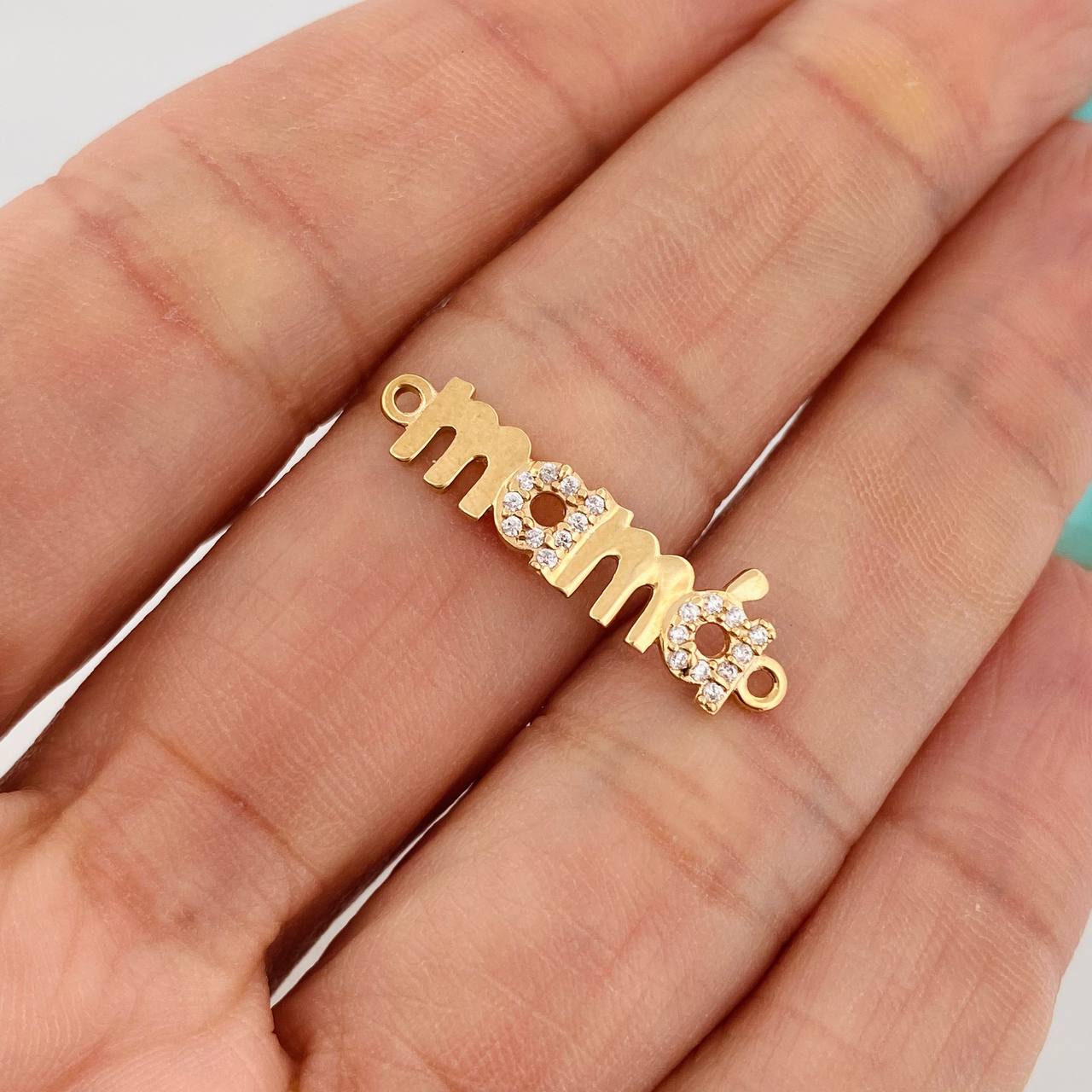 Herraje Mama 1.15gr / 2.5cm / Oro Amarillo 18K %