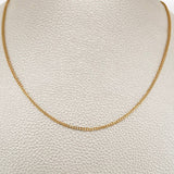 Cadena Veneciana 4.9gr / 40.2cm / Dos Oros Amarillo Blanco +3 18K +