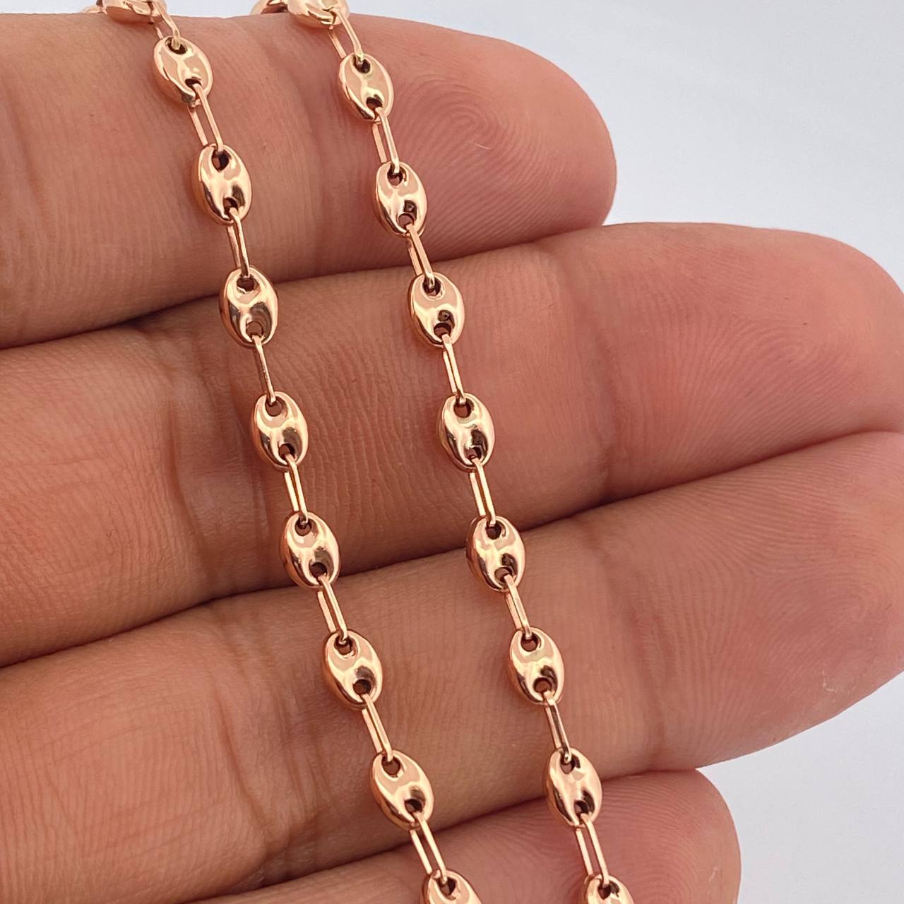 Cadena GC 4.6gr / 41.2cm / Oro Rosa 18K +