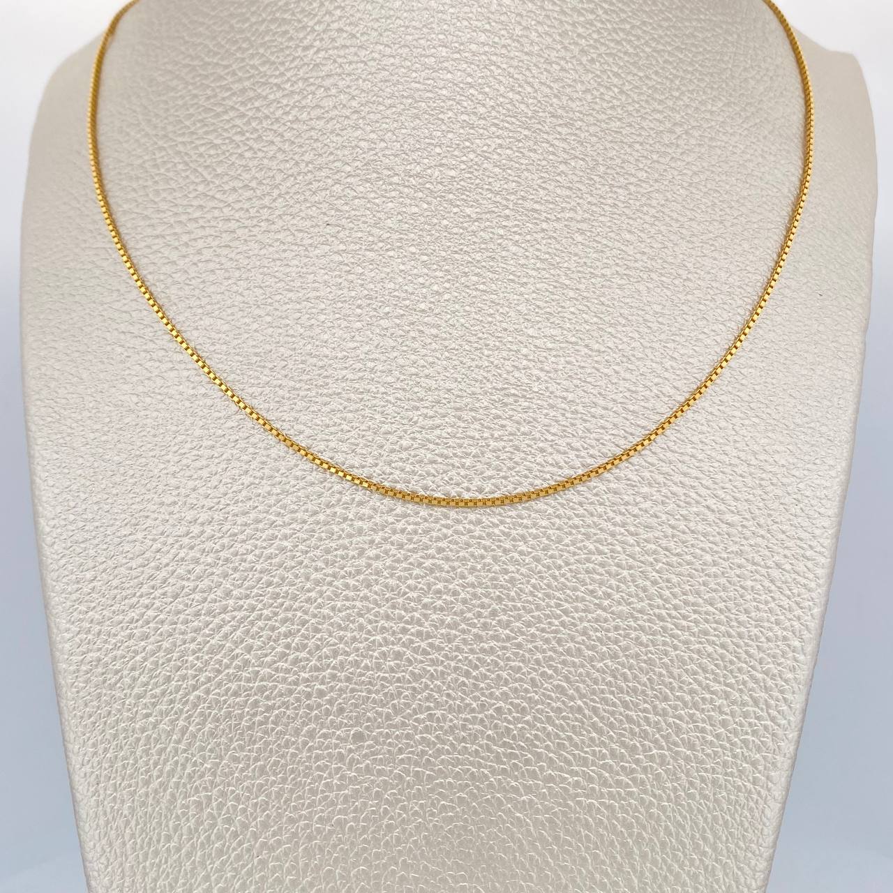 Cadena Veneciana 1.5gr / 40cm / Oro Amarillo +3 18K +