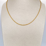 Cadena Lazo 1gr / 40cm / Oro Amarillo +3 18K +