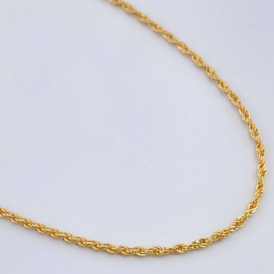 Cadena Lazo 1.05gr / 40cm / Oro Amarillo +3 18K +