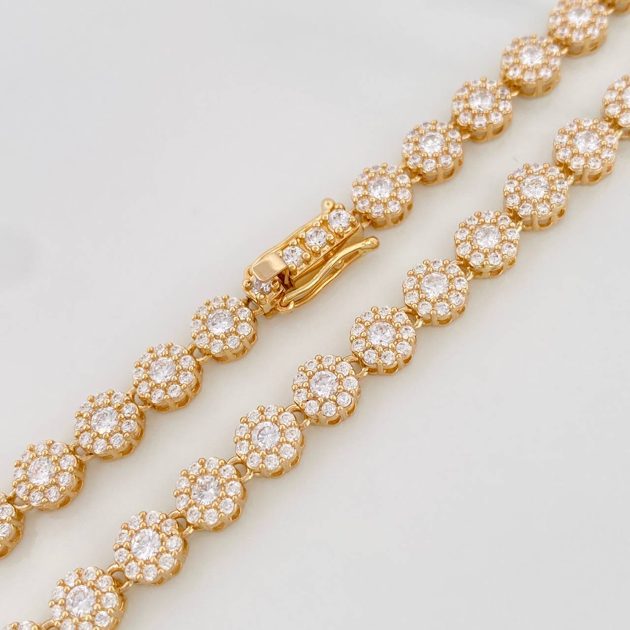 Cadena Tennis 28.3g / 41.05cm / 5.84mm Oro Amarillo 18K