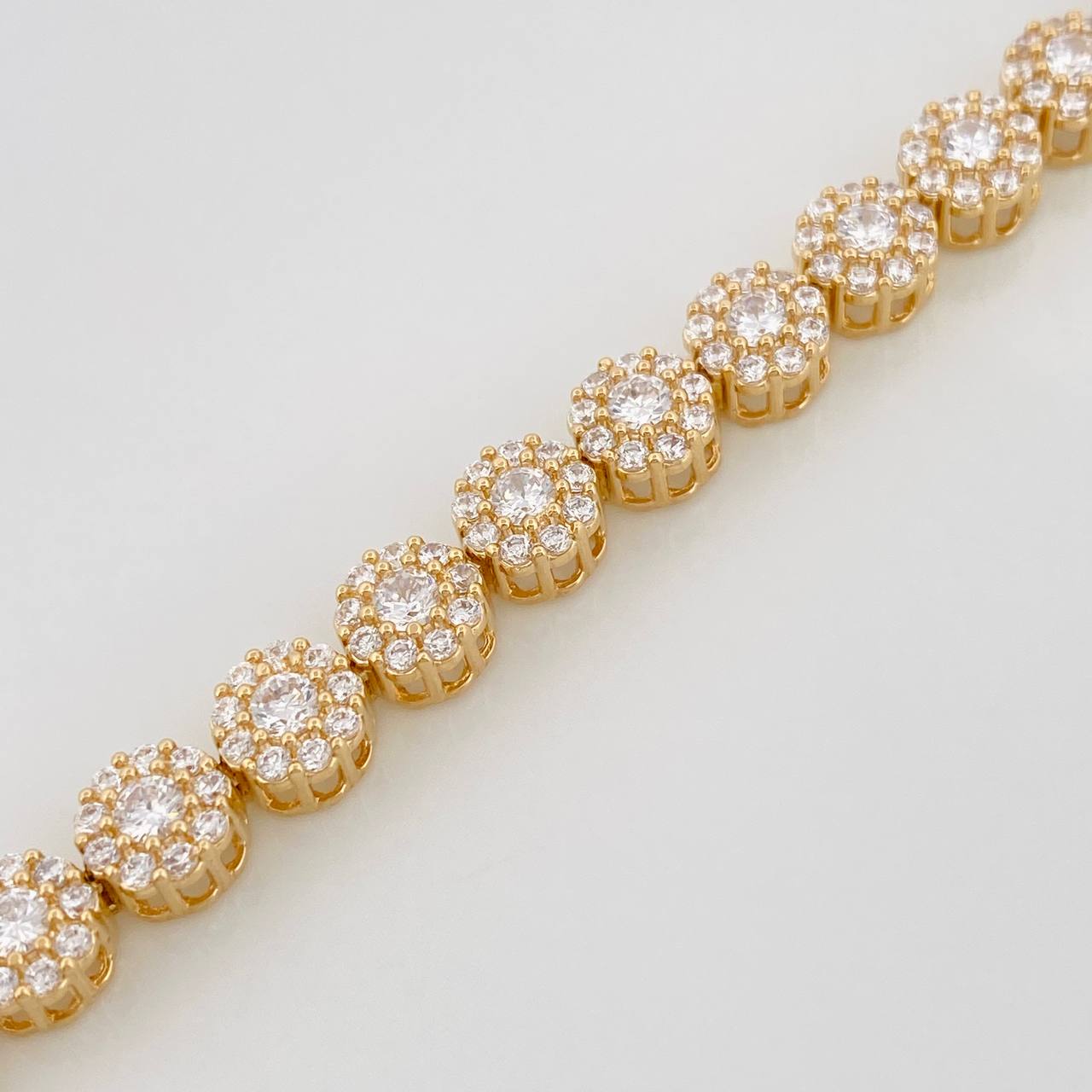 Pulso Tennis 16.7g / 19cm / 5.75mm Oro Amarillo 18K
