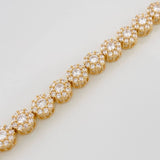 Pulso Tennis 16.7g / 19cm / 5.75mm Oro Amarillo 18K