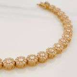 Pulso Tennis 16.7g / 19cm / 5.75mm Oro Amarillo 18K