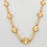 Cadena Halo Trebol 16.85g / 40.05cm / 2.8mm Oro Amarillo 18K