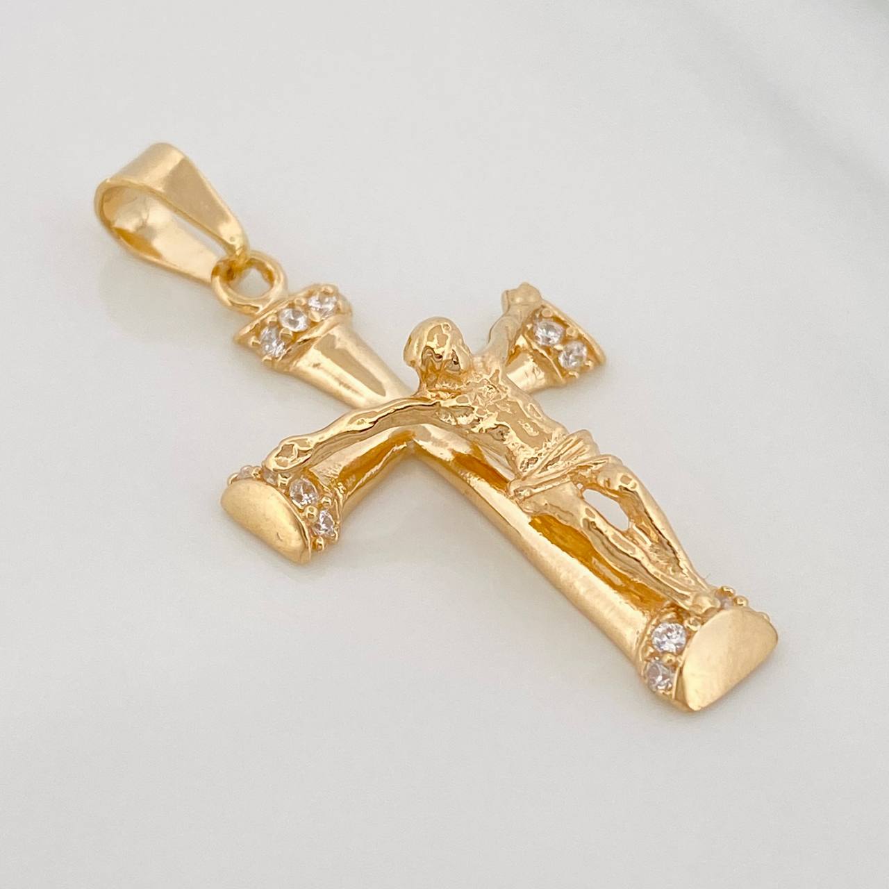 Dije Cruz Cristo 4.3g / 4cm Oro Amarillo 18K