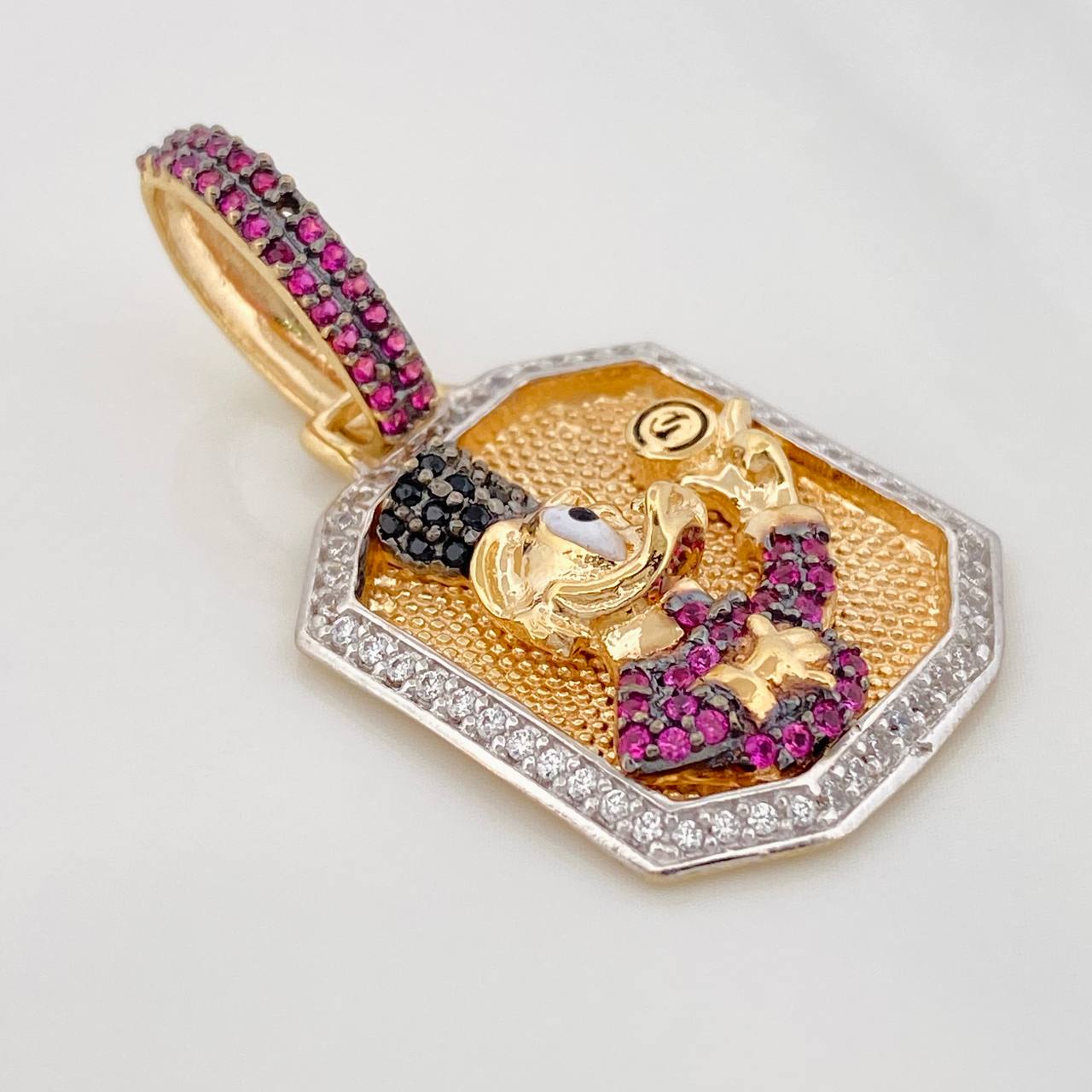 Dije Pato Inspirado 6.75g / 3.05cm Tres Oros 18K