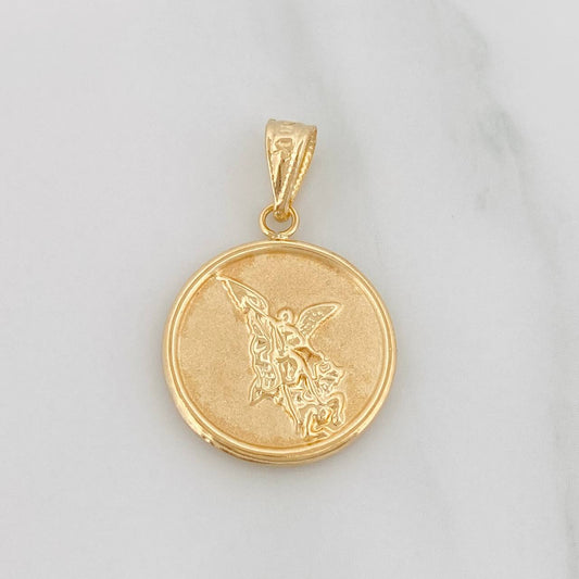 Dije San Miguel Arcangel 1.35g / 2.05cm Oro Amarillo 18K