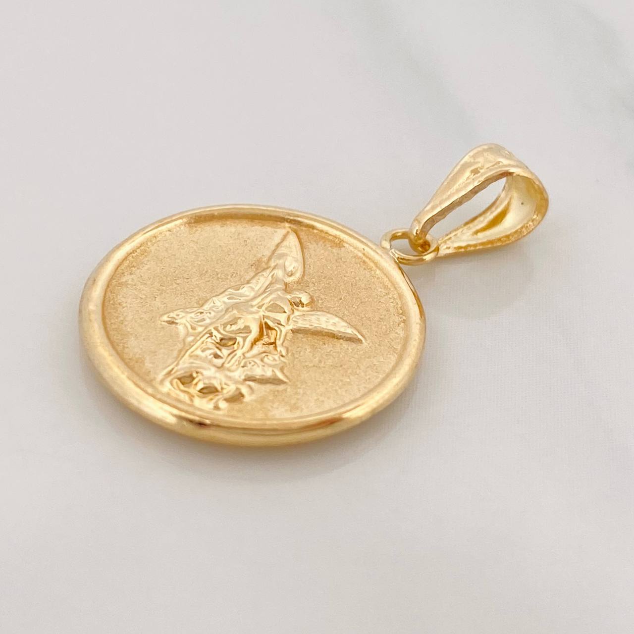 Dije San Miguel Arcangel 1.35g / 2.05cm Oro Amarillo 18K