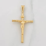 Dije Cruz Cristo 2.8g / 5.05cm Oro Amarillo 18K