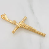 Dije Cruz Cristo 2.8g / 5.05cm Oro Amarillo 18K
