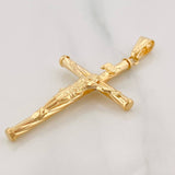 Dije Cruz Cristo 1.45g / 4.05cm Oro Amarillo 18K