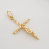Dije Cruz Cristo 1.7g / 2.05cm Oro Amarillo 18K