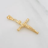Dije Cruz Cristo 1.5g / 4cm Oro Amarillo 18K