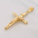 Dije Cruz Cristo 1.5g / 4cm Oro Amarillo 18K