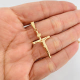 Dije Cruz Cristo 1.45g / 4cm Oro Amarillo 18K