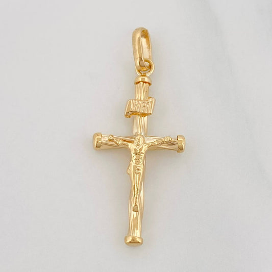 Dije Cruz Cristo 1.15g / 4cm Oro Amarillo 18K