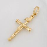 Dije Cruz Cristo 1.1g / 4cm Oro Amarillo 18K