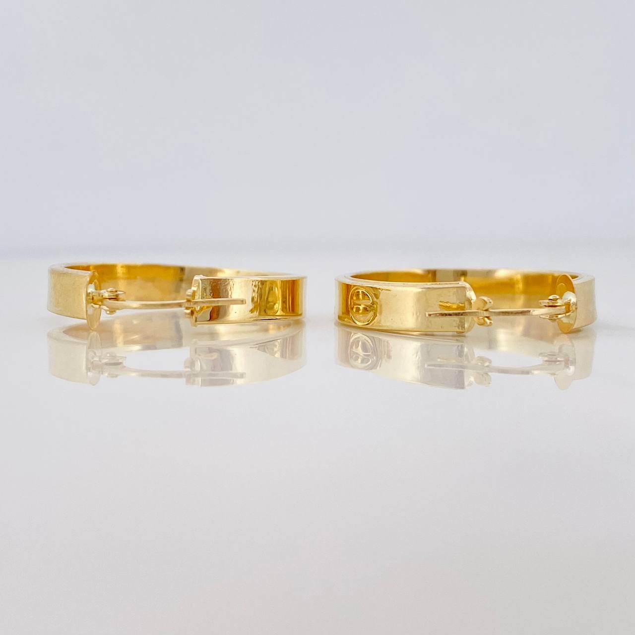 Candongas Tornillo 3.35g / 3cm Oro Amarillo 18K