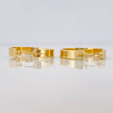 Candongas Tornillo 3.35g / 3cm Oro Amarillo 18K