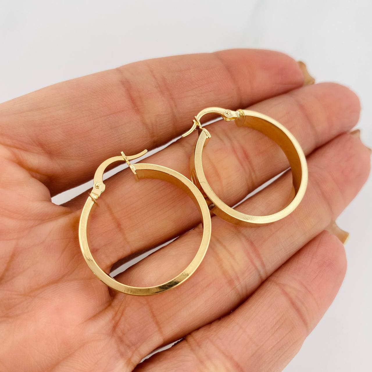 Candongas Tornillo 3.35g / 3cm Oro Amarillo 18K