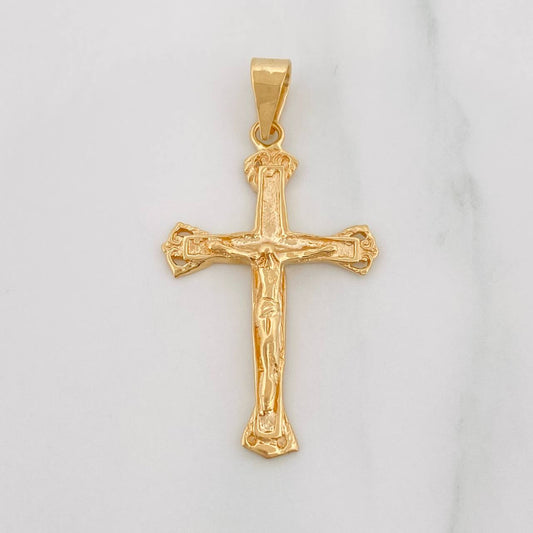 Dije Cruz Cristo 2.85g / 4cm Oro Amarillo 18K