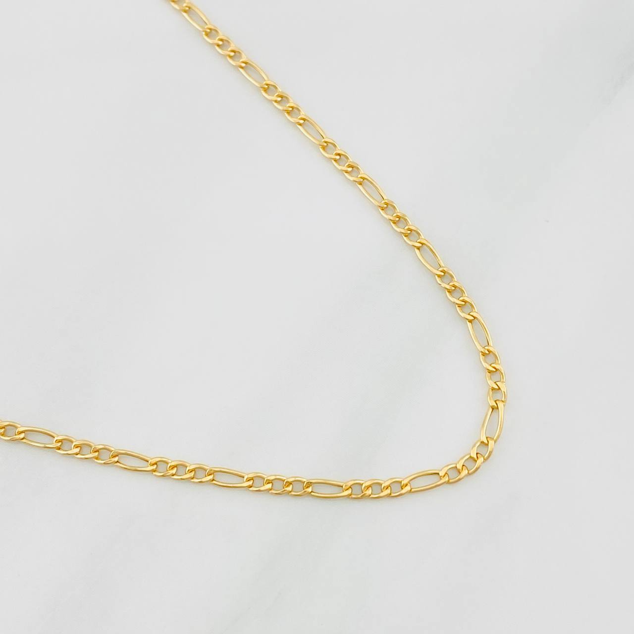 Cadena Fígaro 1.75g / 60cm / 1.9mm Oro Amarillo 18K