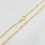 Cadena Fígaro 1.75g / 60cm / 1.9mm Oro Amarillo 18K