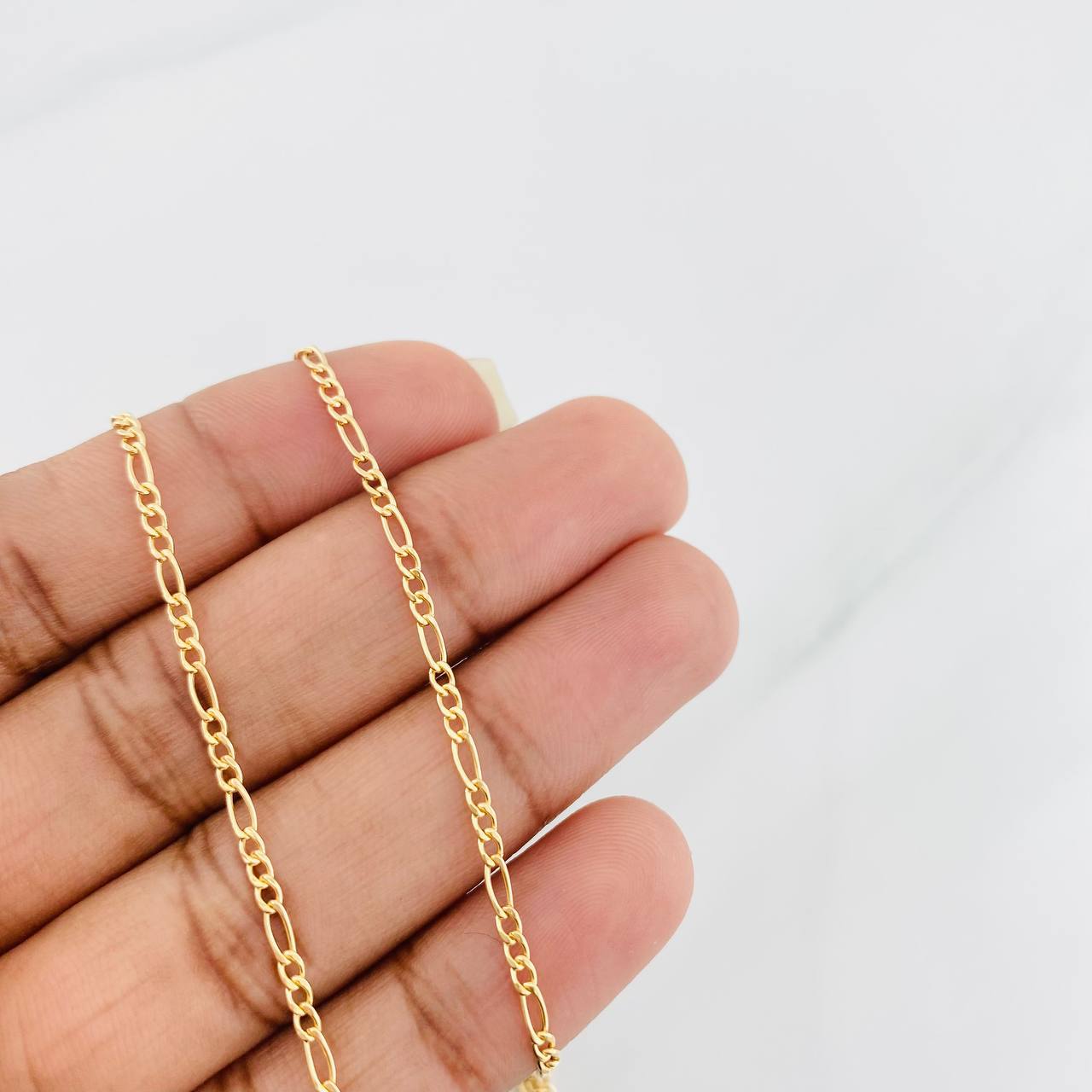 Cadena Fígaro 1.75g / 60cm / 1.9mm Oro Amarillo 18K