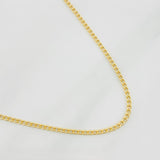 Cadena Cubana 2.05g / 45cm / 1.76mm Oro Amarillo 18K